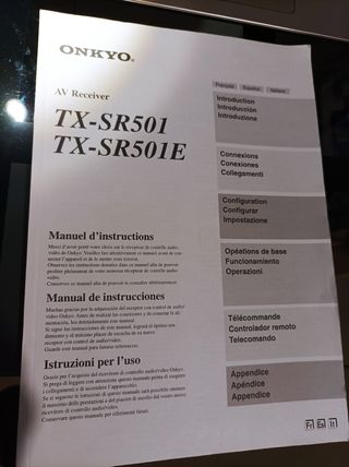 AV Receiver ONKYO, Reproductor Dv+ altavoces