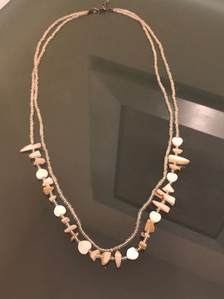 Collar largo doble
