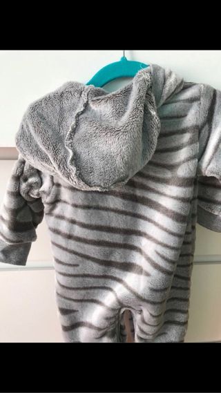 Mono buzo calentito bebé niño de 3-6 meses