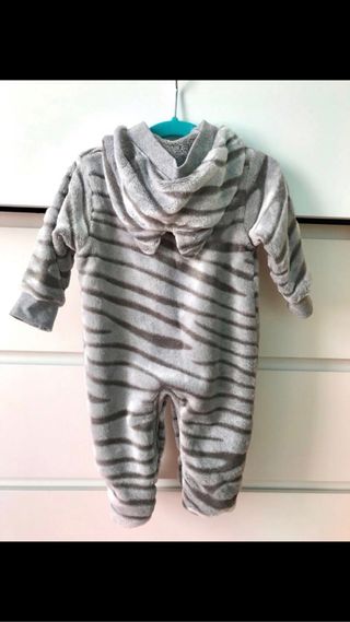 Mono buzo calentito bebé niño de 3-6 meses