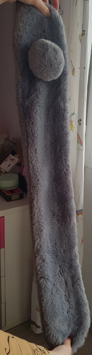 Bufanda/ cuello de niña gris. Zara