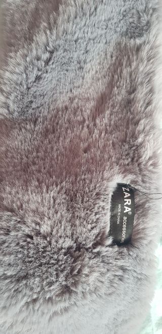 Bufanda/ cuello de niña gris. Zara