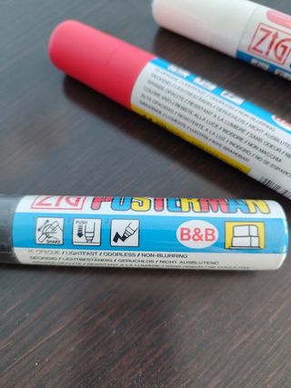 Rotuladores Zig 15mm, Tip Markers.