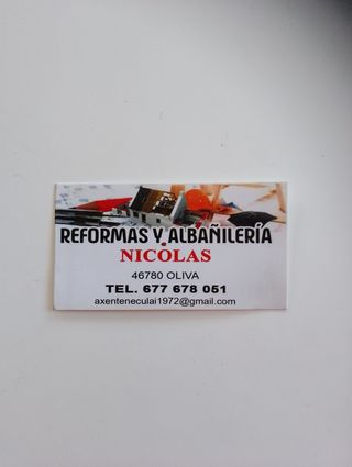 Busco trabajo de Albañil