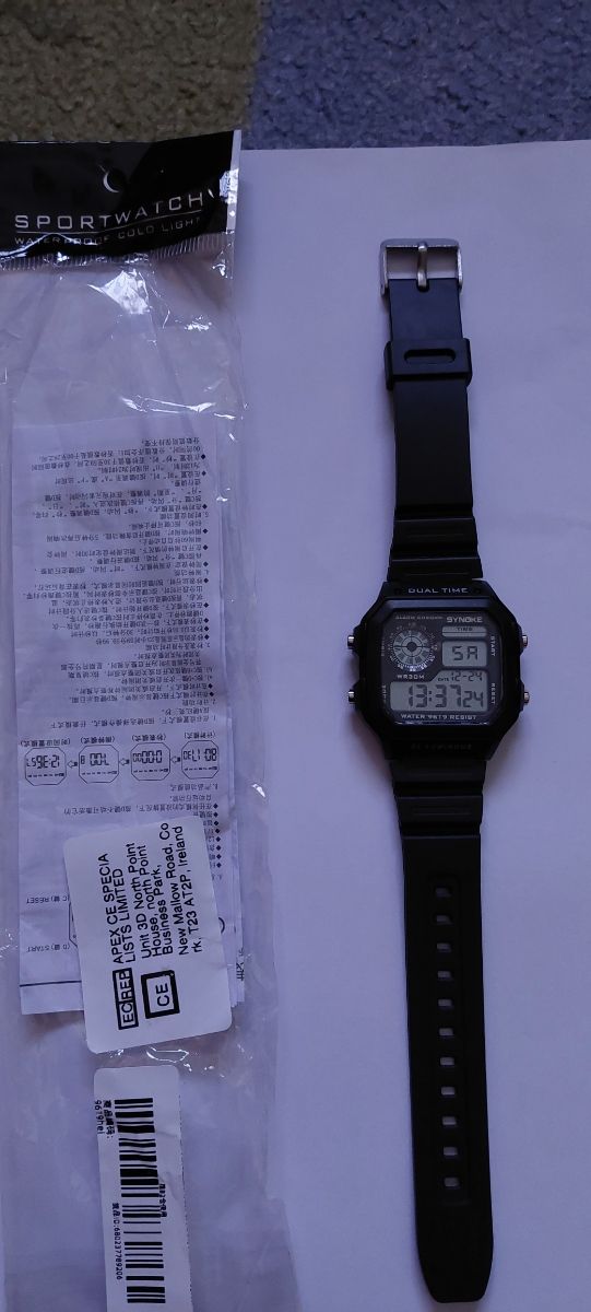 reloj deportivo unisex (nuevo)