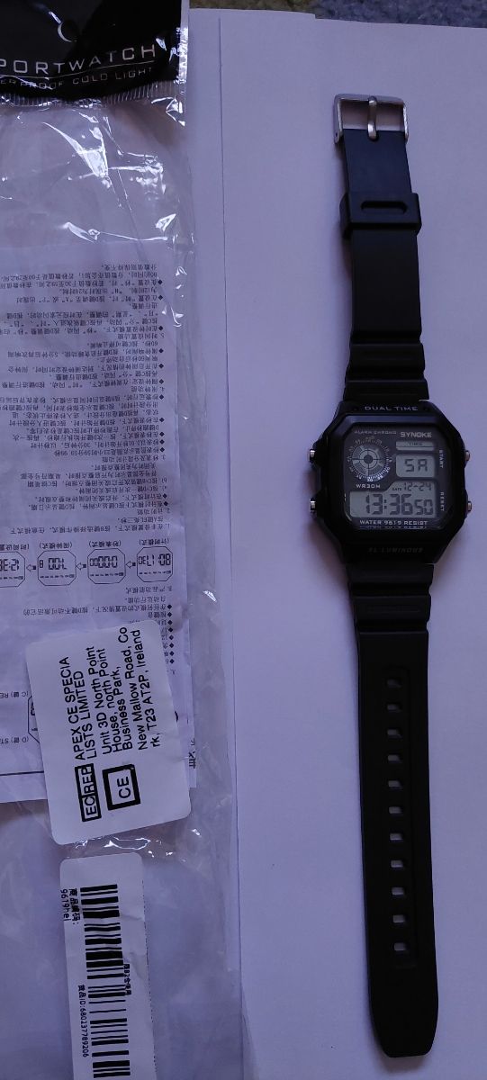 reloj deportivo unisex (nuevo)