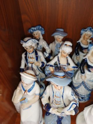 Figuras Coloniales Porcelana Fina Japan
