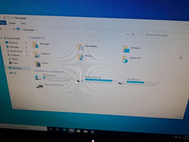 W10 PC HP ProDesk 400 G3 SFF I3 8GB RAM