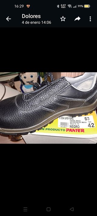 zapatos de seguridad nuevos