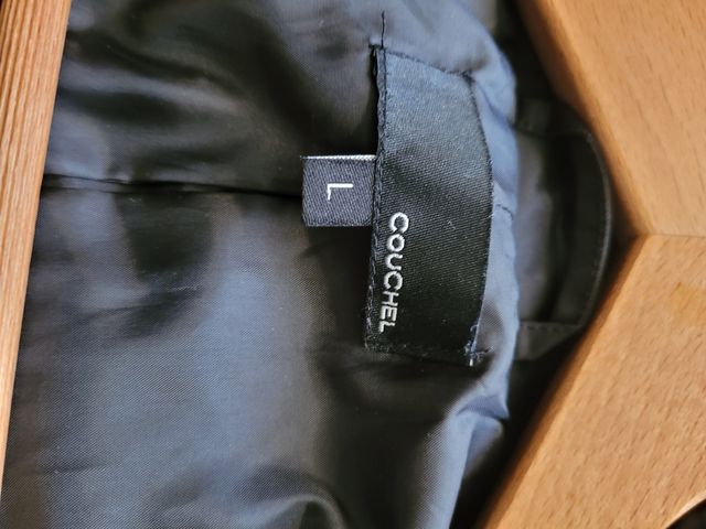 Gabardina negra de señora