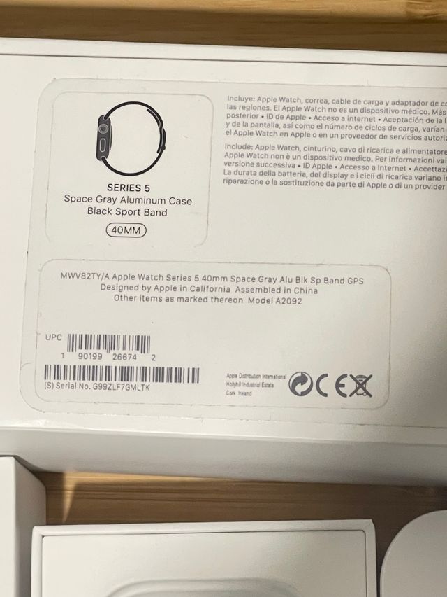 Apple Watch serie 5   40mm
