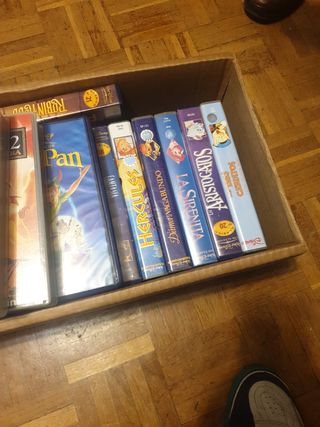 30 cintas VHS video Disney infantil 30 unidades