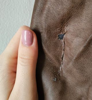 Chaqueta de polipiel 