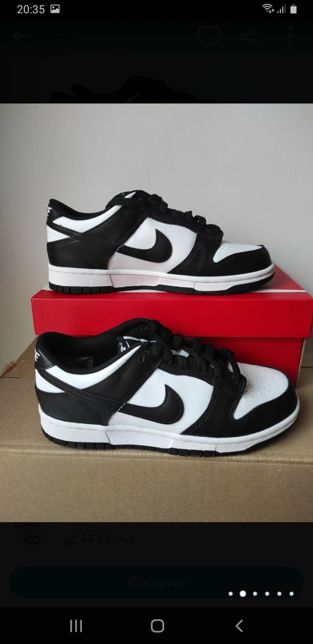 Nike Dunk low white/Black panda nuevas