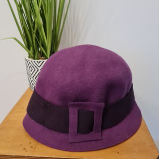 💜 Cappello donna viola CLOCHE HAT