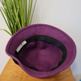 💜 Cappello donna viola CLOCHE HAT