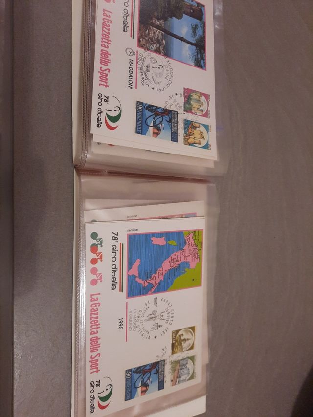 78 Giro d'italia collezione ufficiale cartoline