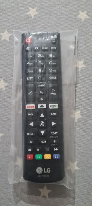 mando tv tele televisión LG SMART TV PRECINTADO