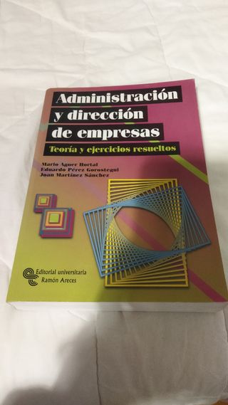 LIBRO ADMINISTRACIÓN Y DIRECCIÓN DE EMPRESA