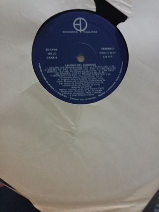 Vinilo "LAUDES DEL DOMINGO"