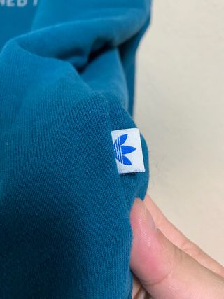 Sudadera azul de Adidas para hombre y mujer