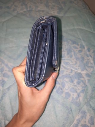 portafogli donna blu