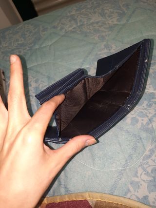 portafogli donna blu