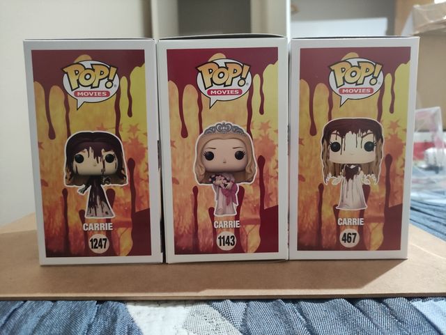 Pack 3 funko Carrie