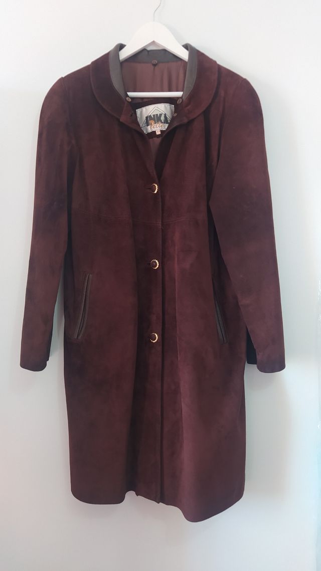 🤎Abrigo en piel, de Inka Pelle