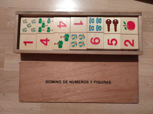 Dominos didacticos madera