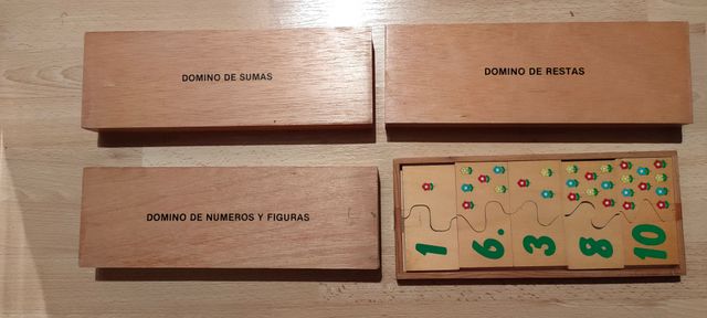 Dominos didacticos madera