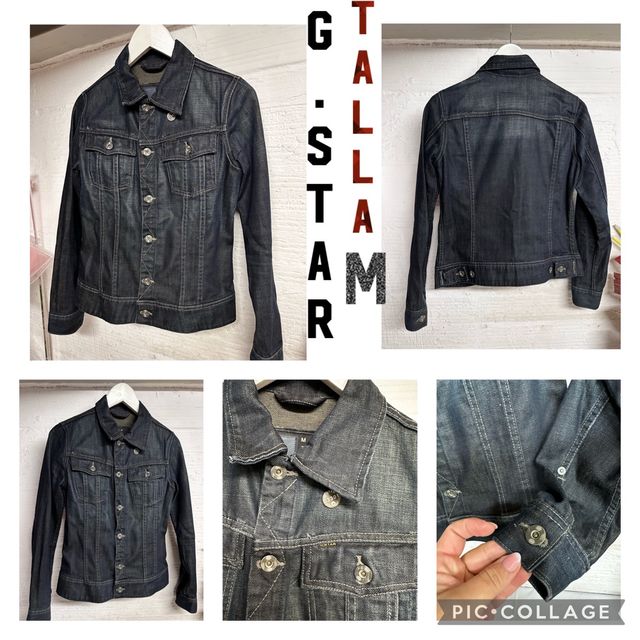 CAZADORA TEJANA AZUL G . STAR  TALLA M