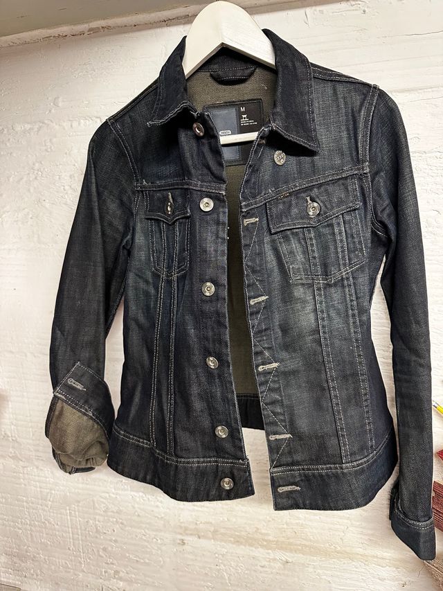 CAZADORA TEJANA AZUL G . STAR  TALLA M