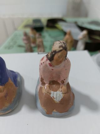 figuras belen barro antiguas