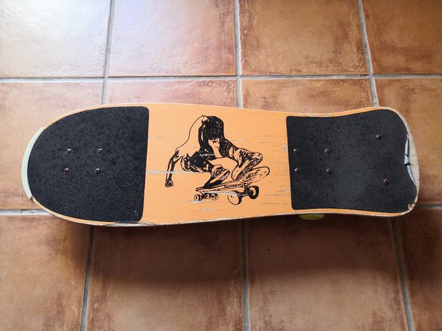 Monopatín con funda