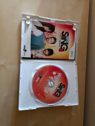 juego wii cantar y microfonos