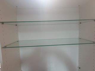 Estantes de cristal para armario/libreria Billy