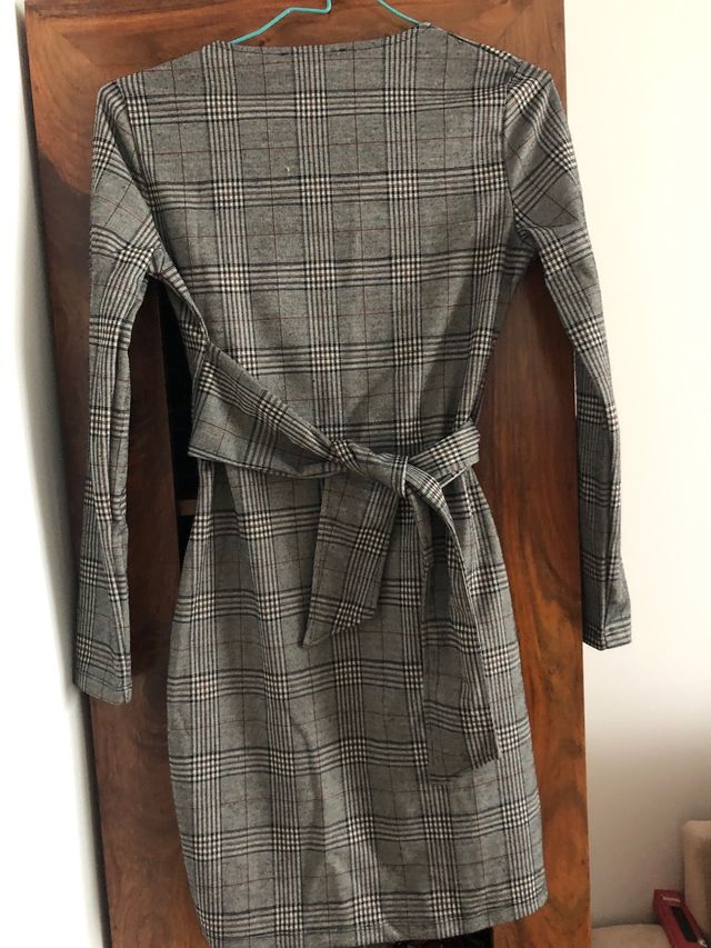 Vestido S cuadros gales