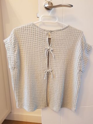 Conjunto de blusa y pantalón de Zara