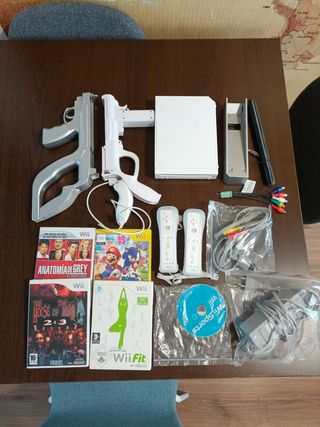Wii + juegos + accesorios 