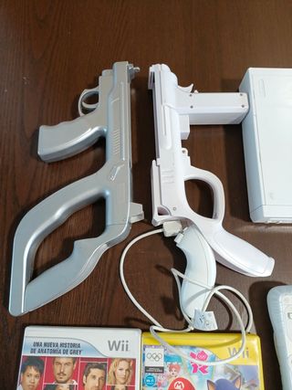 Wii + juegos + accesorios 