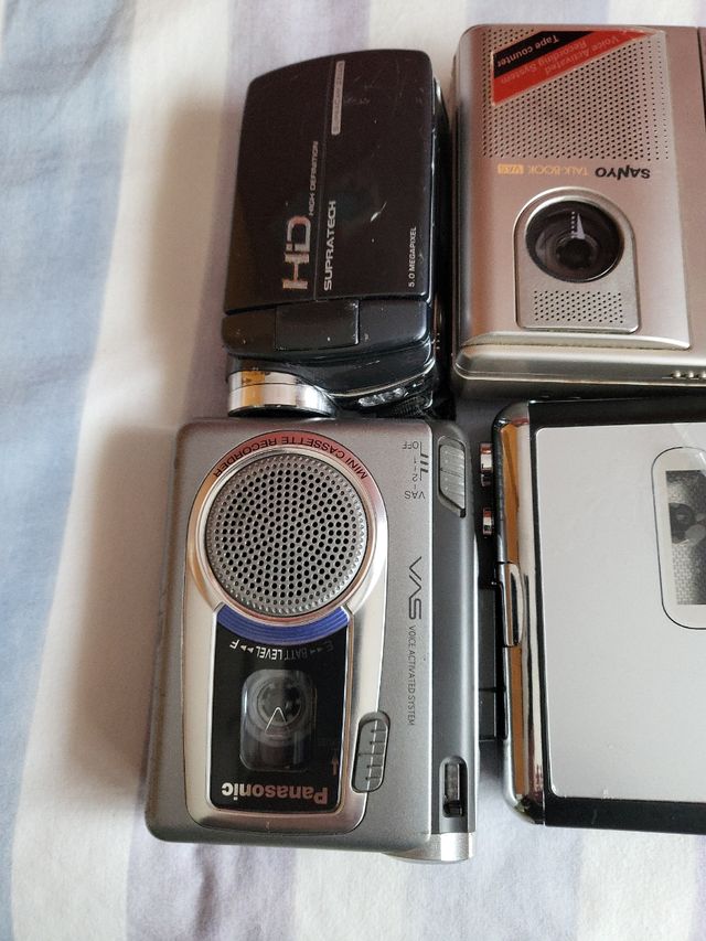 casaette convertir  1 2 grabadores 1 videocámara y