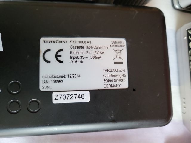 casaette convertir  1 2 grabadores 1 videocámara y