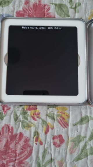 Camara Nikon, portafiltros y filtros