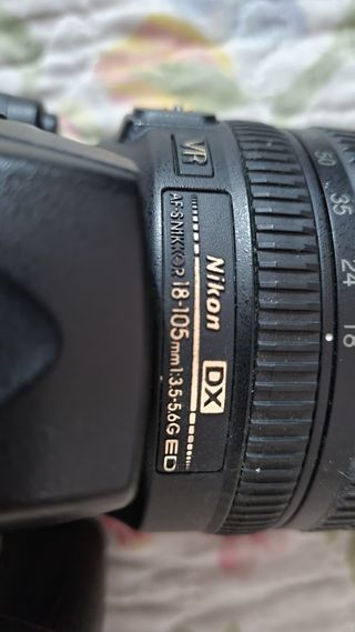 Camara Nikon, portafiltros y filtros