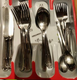 Cubiertos varios de acero inoxidable