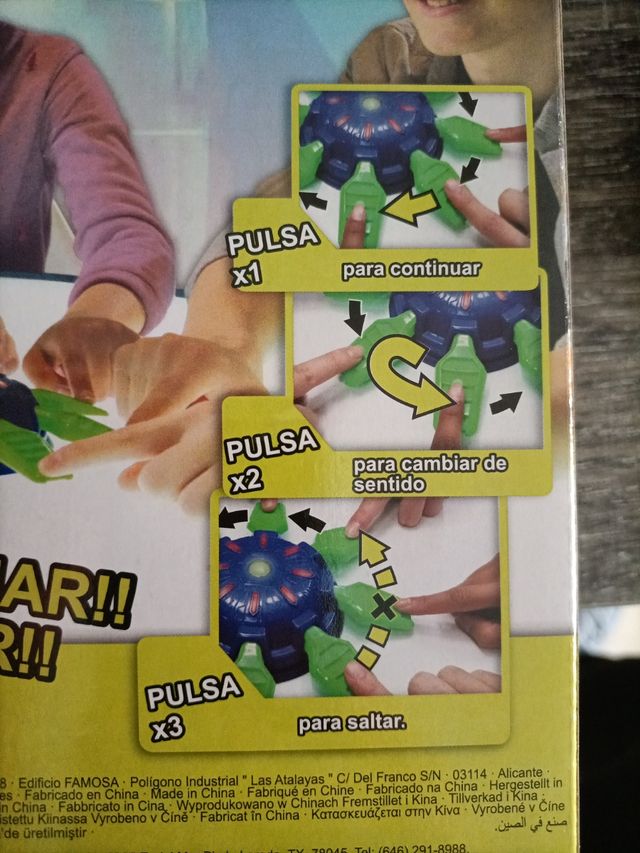 Juego de mesa Pulsa y Expulsa