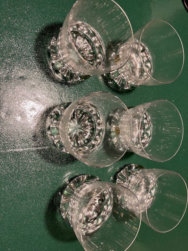 6 Bicchieri di cristallo