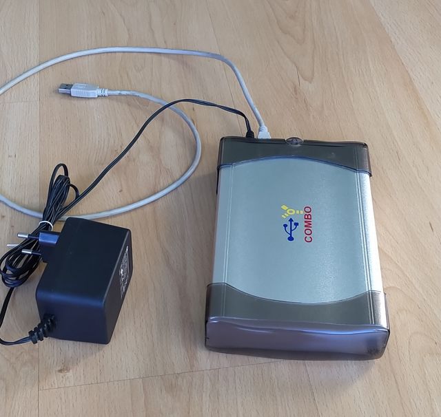 DISCO DURO IDE RETRO VINTAGE CON CAJA COMBO