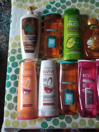 champús y acondicionador y mascarillas
